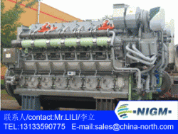 Nigm 26v12 High-power 3000kw Gas Generator Set 