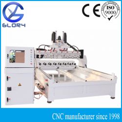Multi Head 3d 4 Axis Rotary Cnc Router