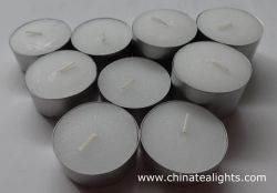 Tealight Candle White Unscented Clean Burn