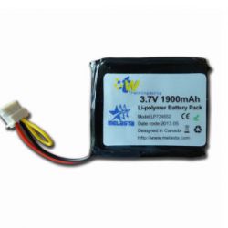 3.7v Rechargeable Li-polymer Battery Pack 1900mah 