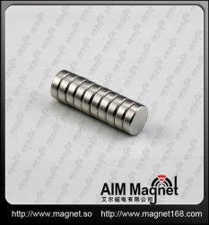 China Disc NdFeB Magnet d8mm x 3mm 