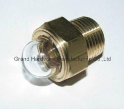 domed shape oil sight glass