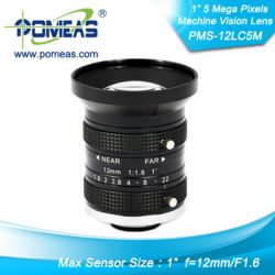 1\" 5mp  Machine Vision  Lens