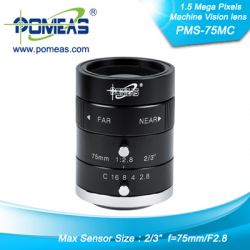 2/3\"1.5mp Fl75mm Machine Vision Lens