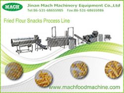 Fried Wheat Stick Snacks Food Processing Line