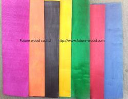 dyed color veneer