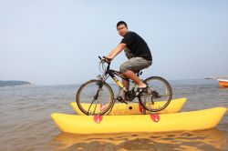 double water bike hydrobike amusement aquasport