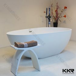 Custom Size Artificial Stone Bathtub Resin Bathtub