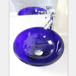 Hand-painting Color Glass Basin 