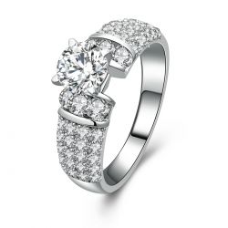 Wholesale-engagement Ring925 Sterling Silver Ring9