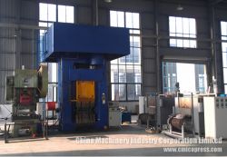 Hot forging press