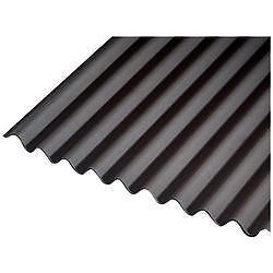 Bitumen Corrugated Weatherproof Roof Sheet / Aspha