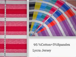 100%cotton Lycra Jersey