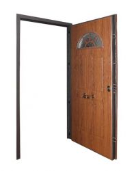 Steel Wood Door, Steel Security Door, Wooden Door