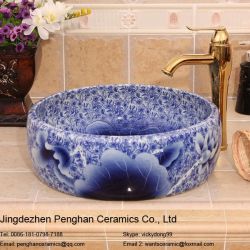 Jingdezhen Color Glazed Art Wash Basin