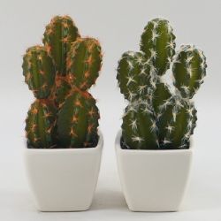 High Quality Mini Potted Artificial Cactus 