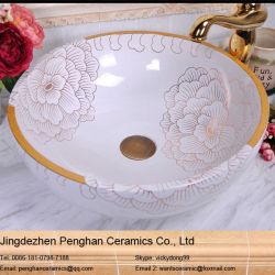 Jingdezhen Countertop Ceramic Basin