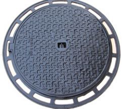 B125 round ductile iron manhole cover