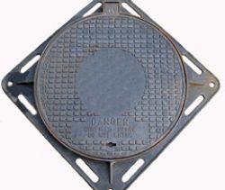 square manhole cover and frame 