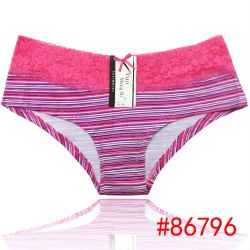 2015 New Laced Cotton Boyleg Panties Lady Brief St