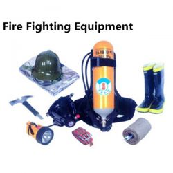 Fire Fighting Equipment With Suit And Accessories