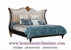 King bed bedroom furniture wood bed TA-001