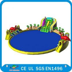 Giant inflatable water park for adults, amusement 