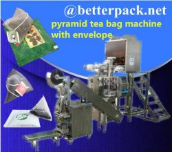 Pyramid Tea Bag Machine With Outer Envelope