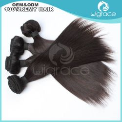 Natural human Brazilian virgin hair weft