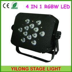 12*10w Dmx Wireless Rgba Quad Flat Led Par