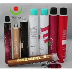 Collapsible aluminum hair dye tube 