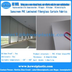 Blackout PVC Laminated Fiberglass Curtain Fabric