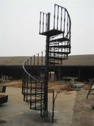 Cast Iron Spiral Stair Railings