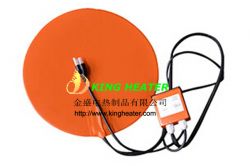 Round Silicone Rubber Pad Heaters, Silicone Flexib