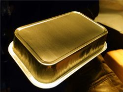 Aluminium foil lacquered for airline trays