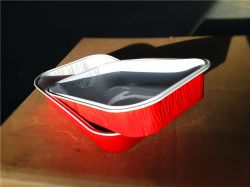 Aluminium foil lacquered for airline trays