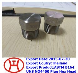 Monel 400 Hex Head Plug