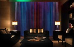 Motorized String Curtains with LED | Bintronic 