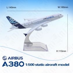 16cm 1: 500 380 Airplane Model For Gifts