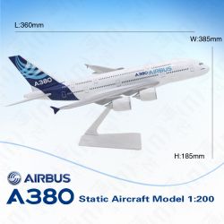 36cm 1: 200 380  Passenger Plane Model